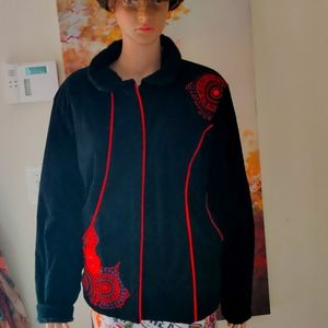 XL Coline black/red winter jacket